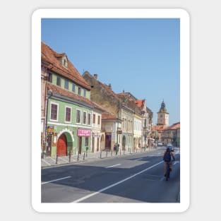 Brasov town centre view Sticker